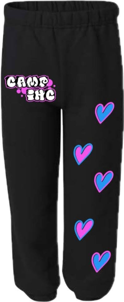 Graffiti Heart Sweatpants Neon Colors