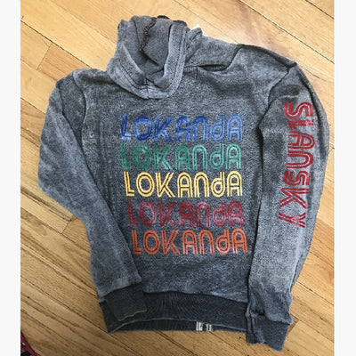 Rainbow Repeat Burnout Hoodie