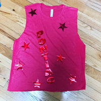 Monochromatic Stars Muscle Tank