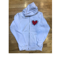 Heart Burst Zip Up Hoodie