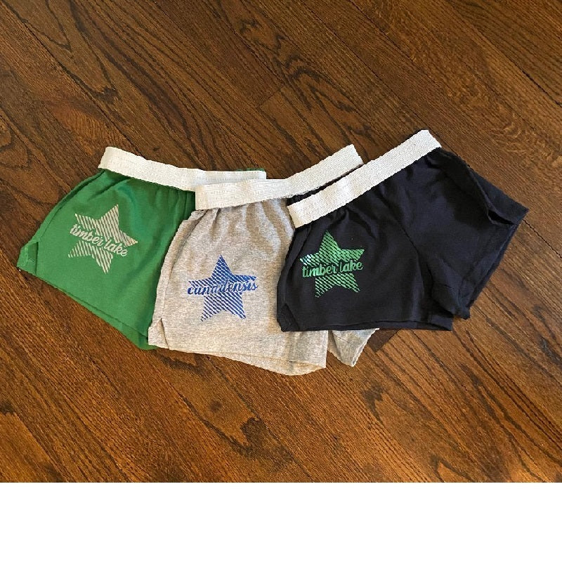 Striped Star Shorts